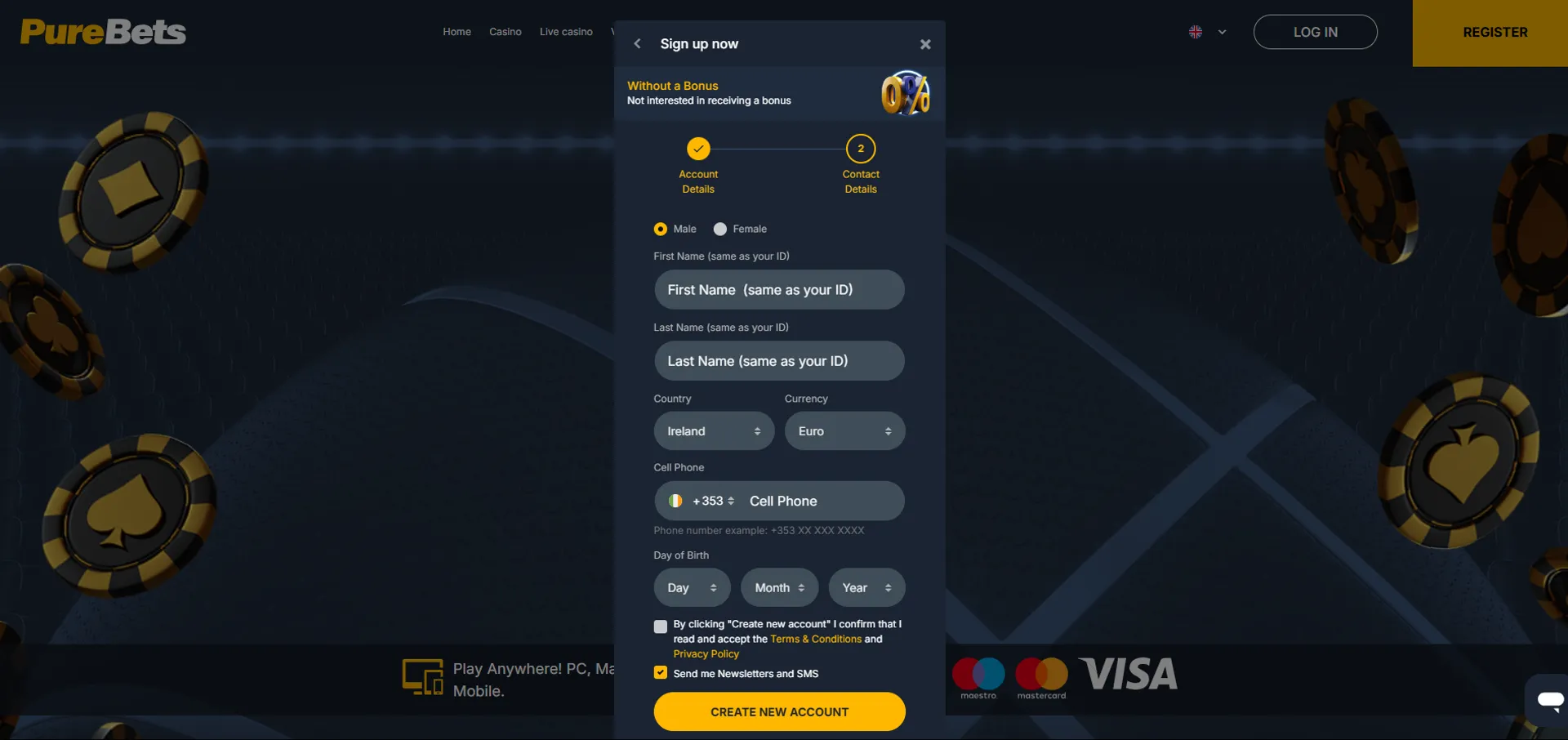 Hbbet login